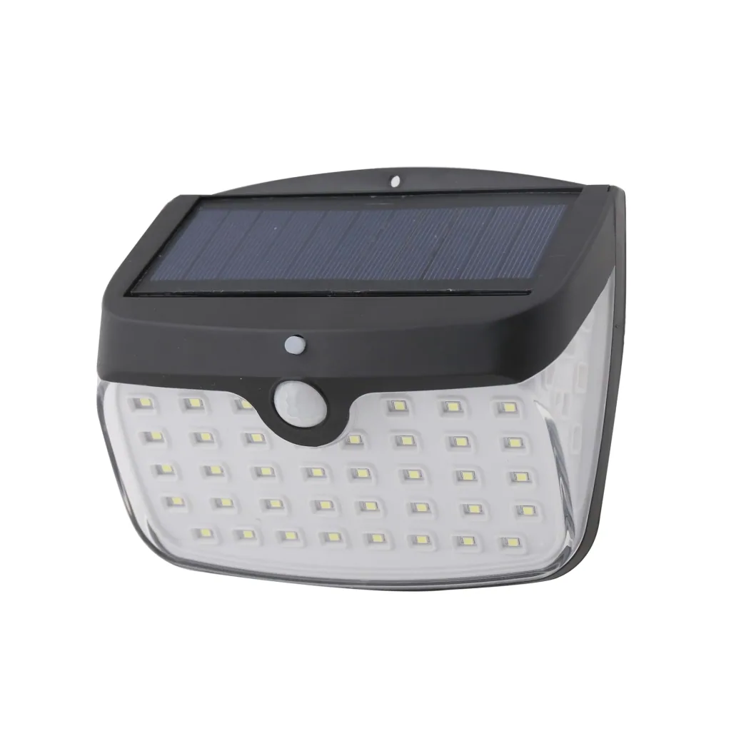 Solar Wandleuchte mit Bewegungssensor