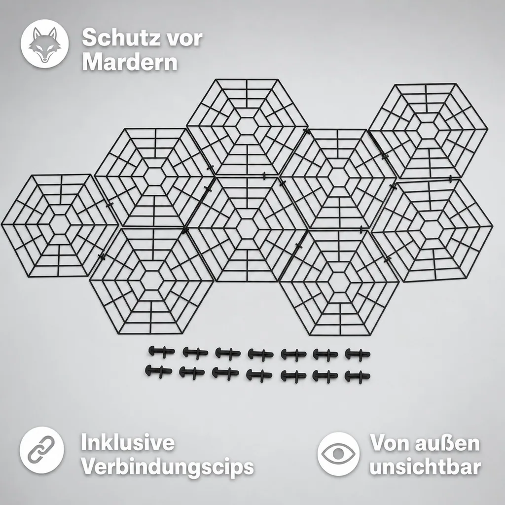 Vogelschutz-Teichgitter 20er Set