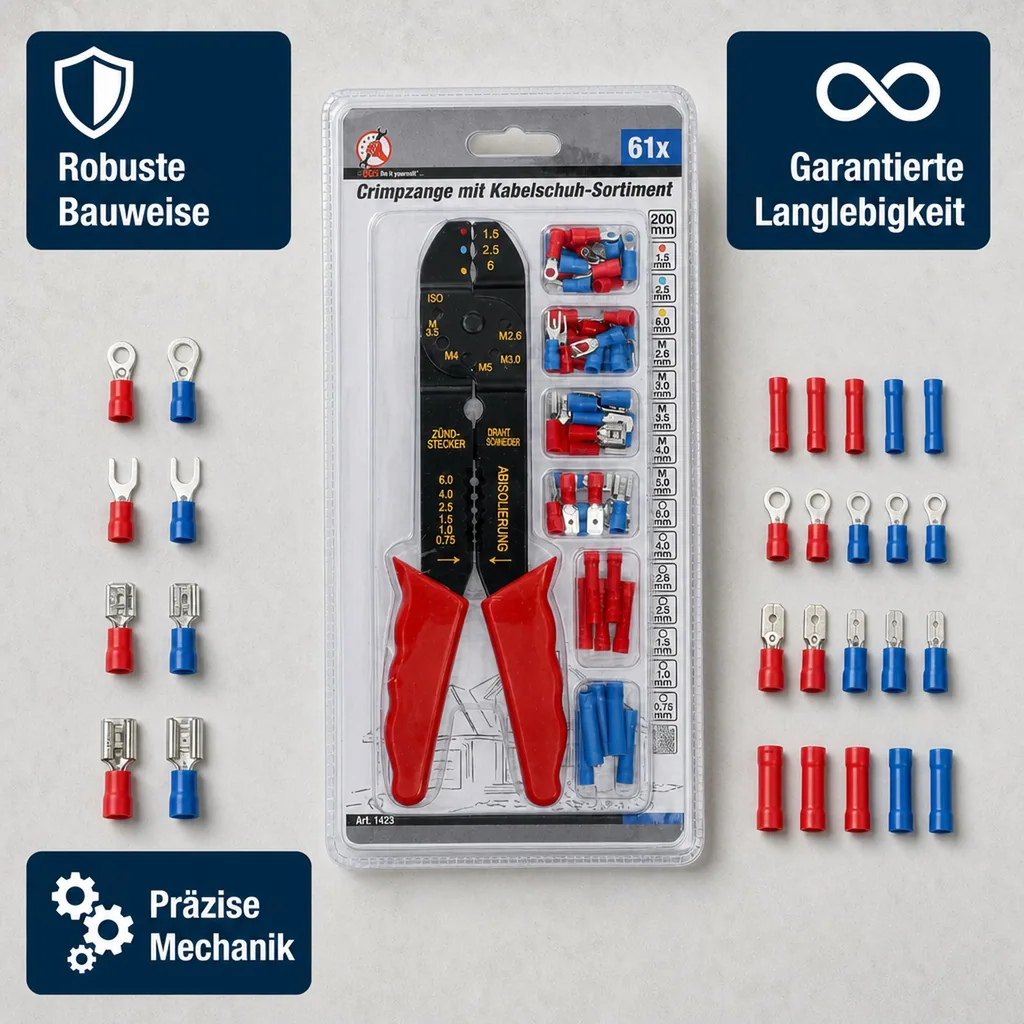 Crimpzange-Set, 61-teilig