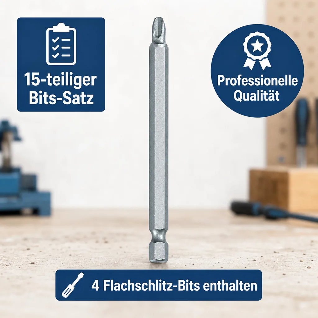 Bits-Satz 150 mm 15-teilig, extra lang