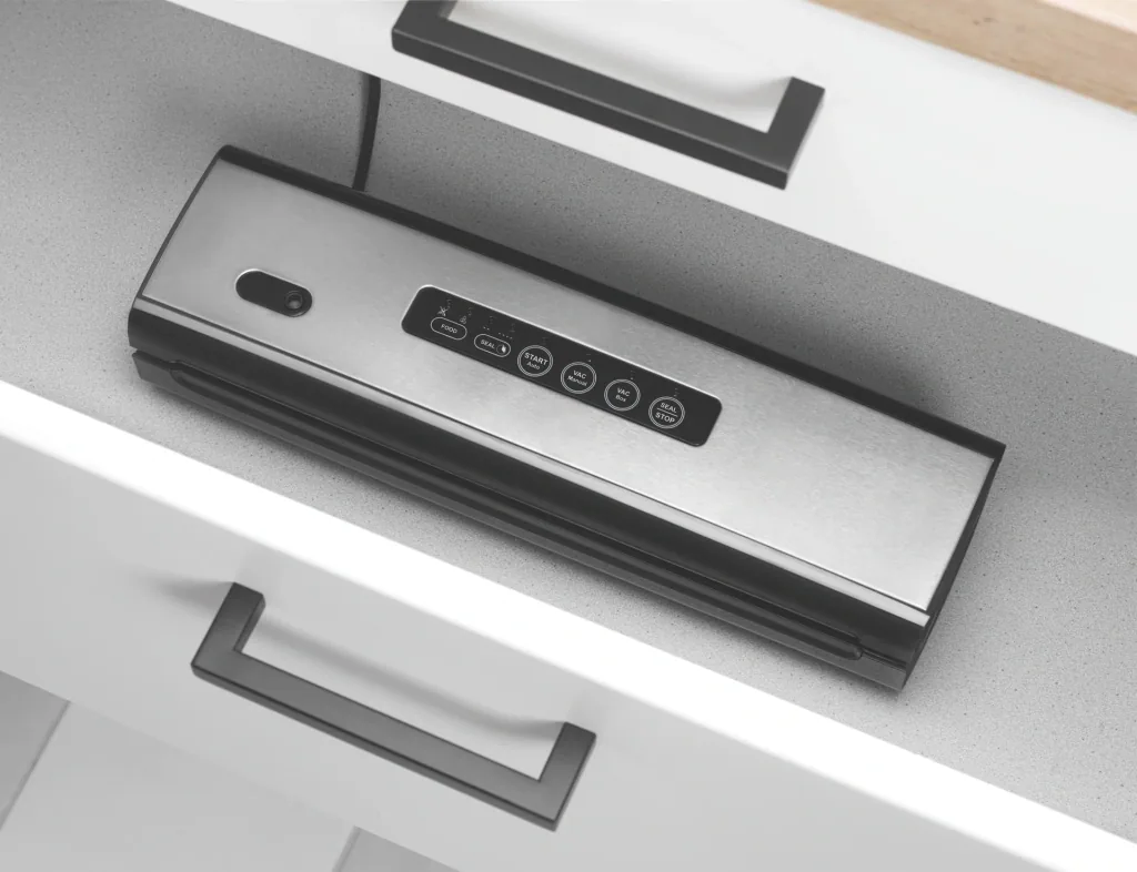 Edelstahl Kompakt-Vakuumierer, 130 Watt