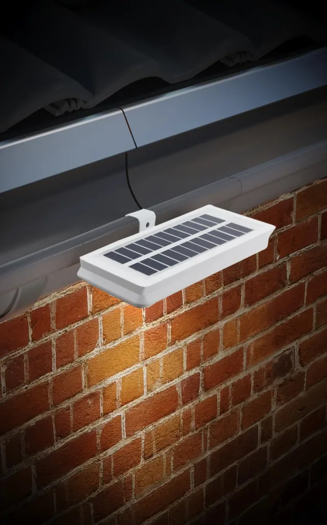 Solar LED Dachrinnenleuchten – 2 Stück