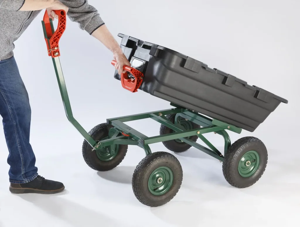 Garten Transportwagen GMGW350, 350 kg Tragkraft, kippbar