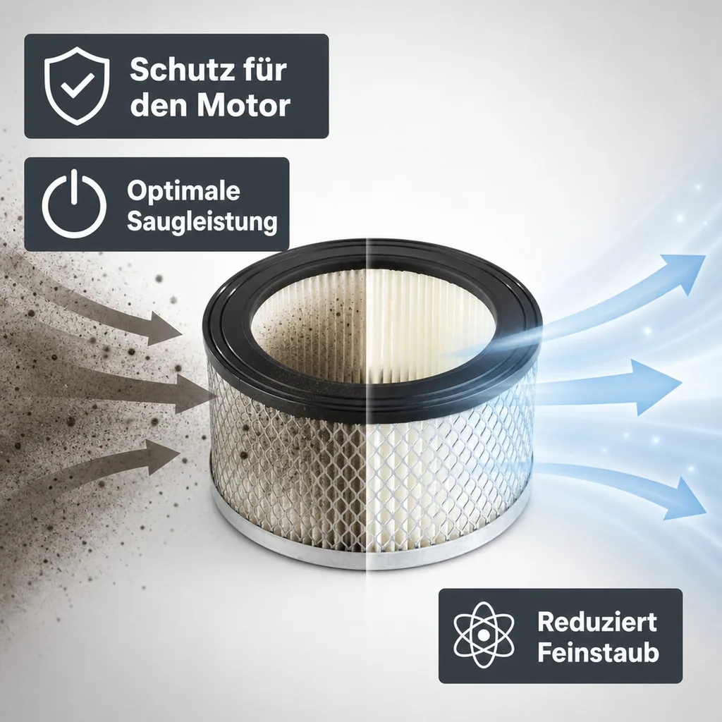 HD-Filter für Aschesauger WAS15