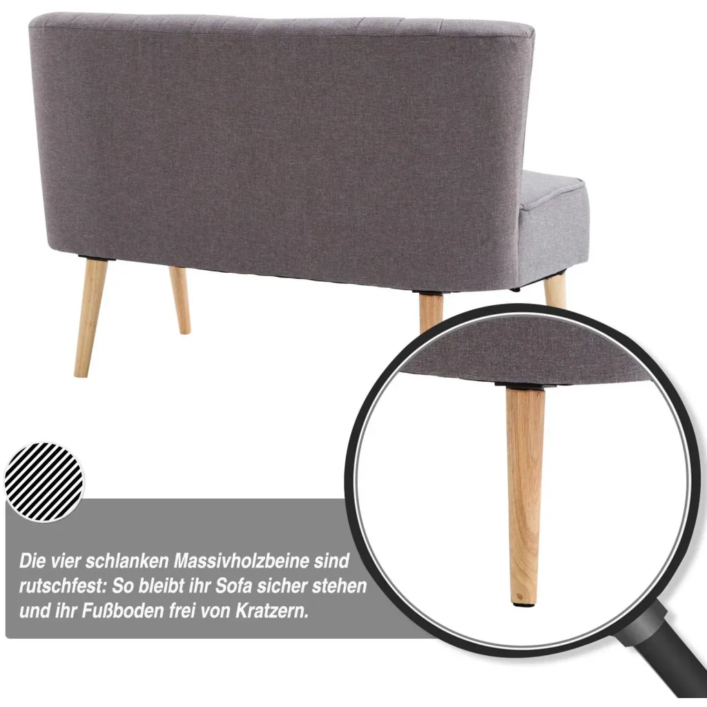 Stoffsofa als 2-Sitzer