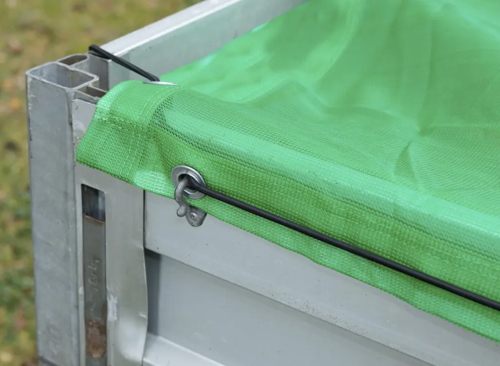Container-Bändchengewebe mit Gummiseil, 220 g/m², 3,5 x 2,5 m