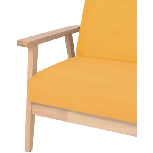 Sessel Stoff gelb