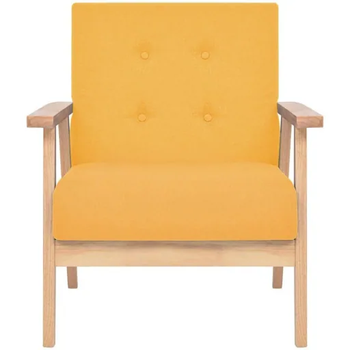 Sessel Stoff gelb