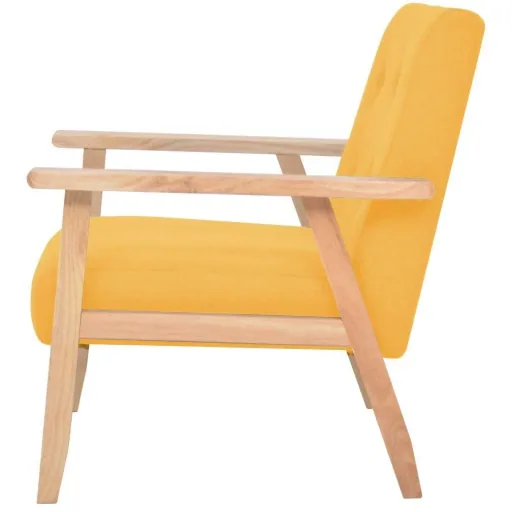 Sessel Stoff gelb