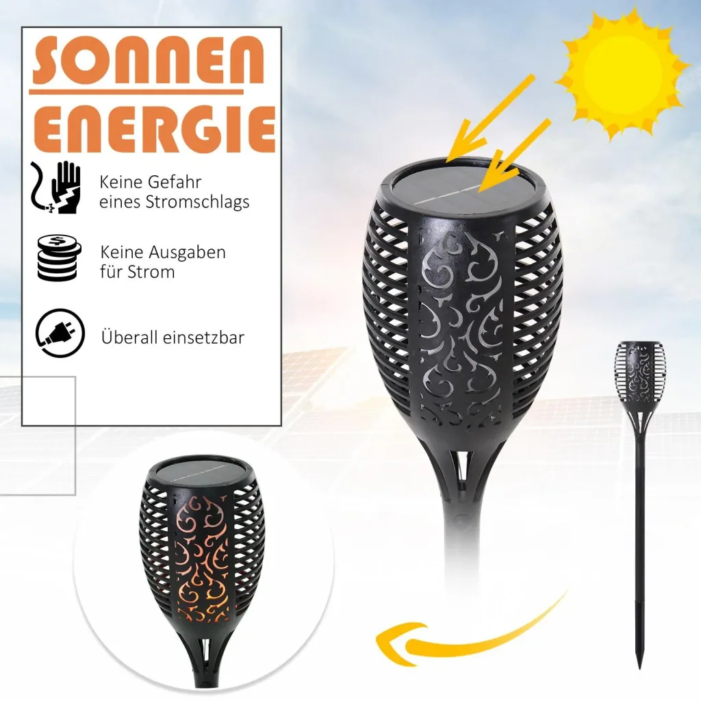 Solarleuchte im 4er-Set