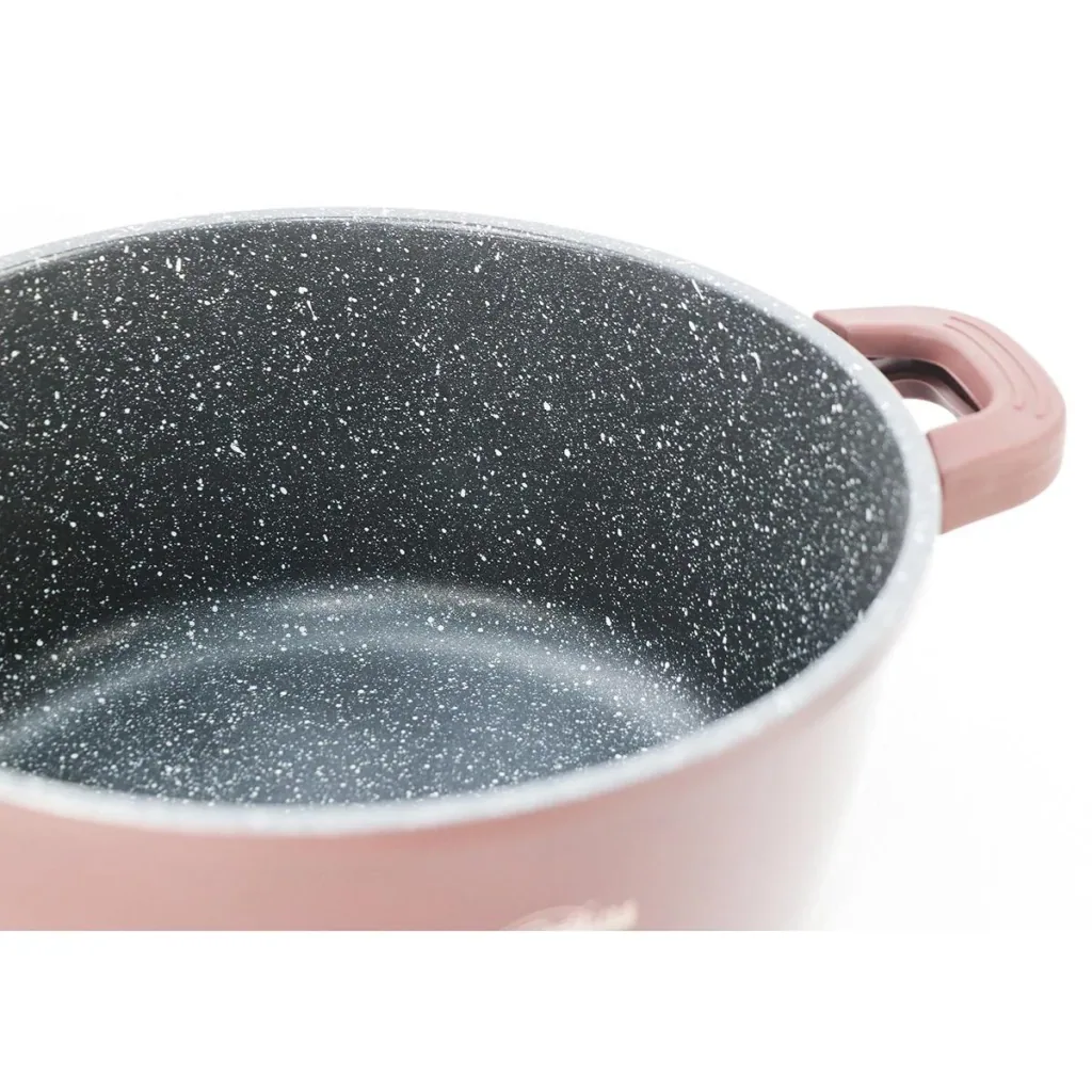 Platin-Bräter - Antihaftbeschichtung - 28cm - Burgunderrot