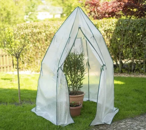Zelt Winterzelt 160x160x183 cm Weiß