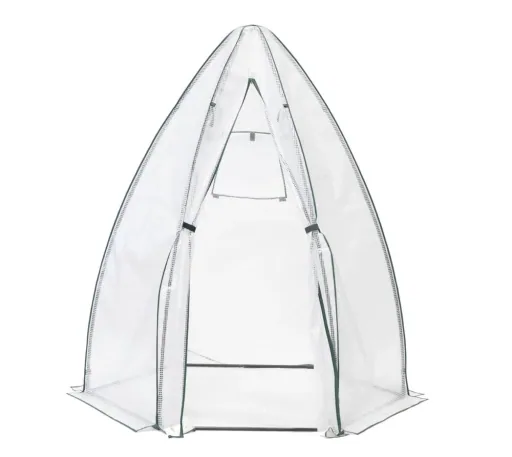 Zelt Winterzelt 160x160x183 cm Weiß