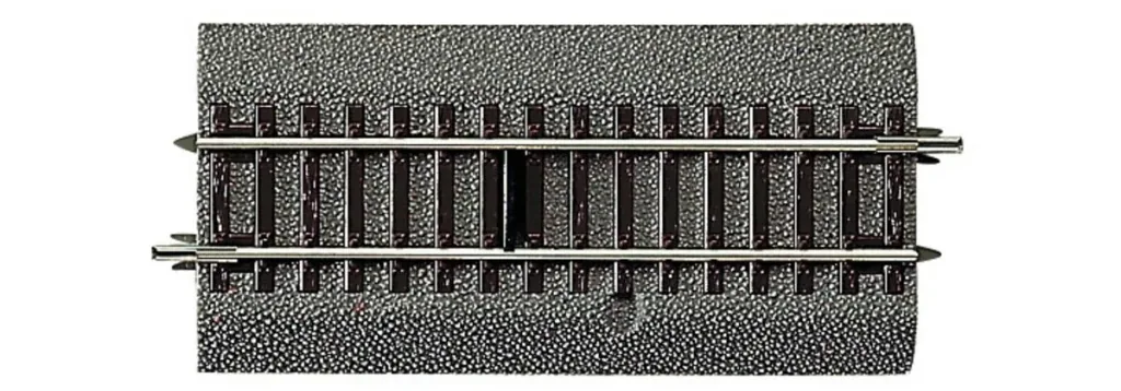 Schaltgleis mit potentialfreiem Schaltkontakt, mit Bettung, Länge 115 mm