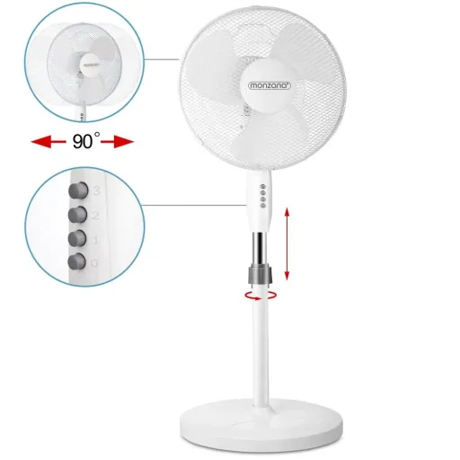 Lüfter weiß Ø43cm 54dB