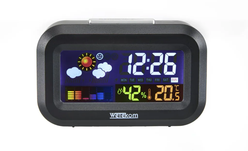 10in1 Wetterstation mit Multicolor LCD Display