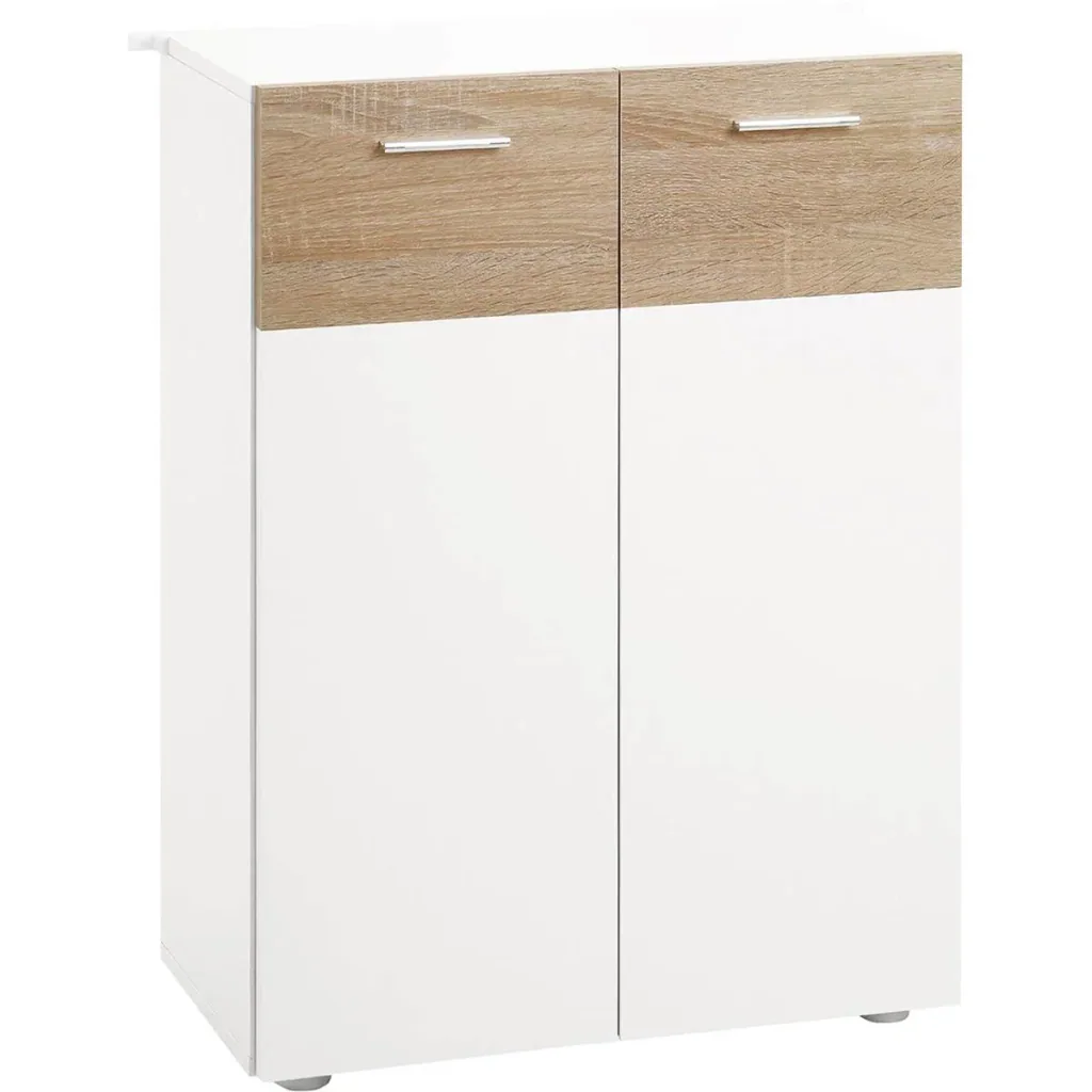 Badezimmerschrank Spiegelschrank Schminkspiegel wasserdicht weißer Lack MDF Platte Holz einfaches Design