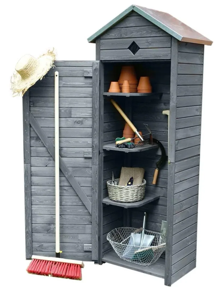 Gartenschrank Babylon, grau
