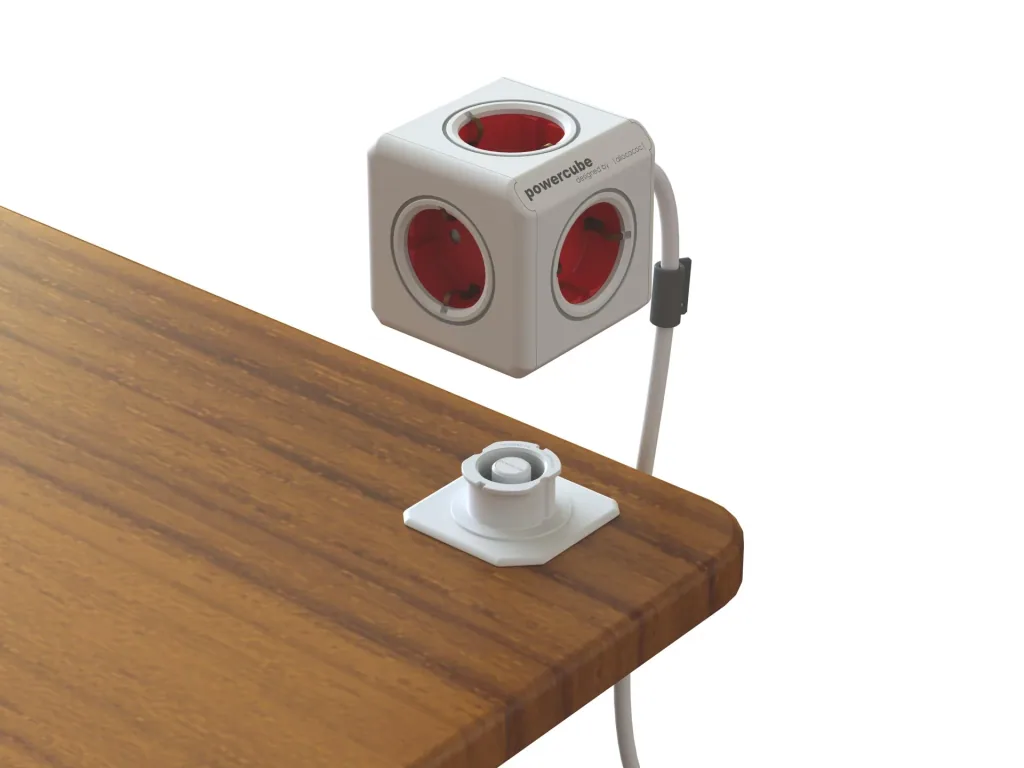 Powercube Extended Steckdosenwürfel mit 4 Steckdosen
