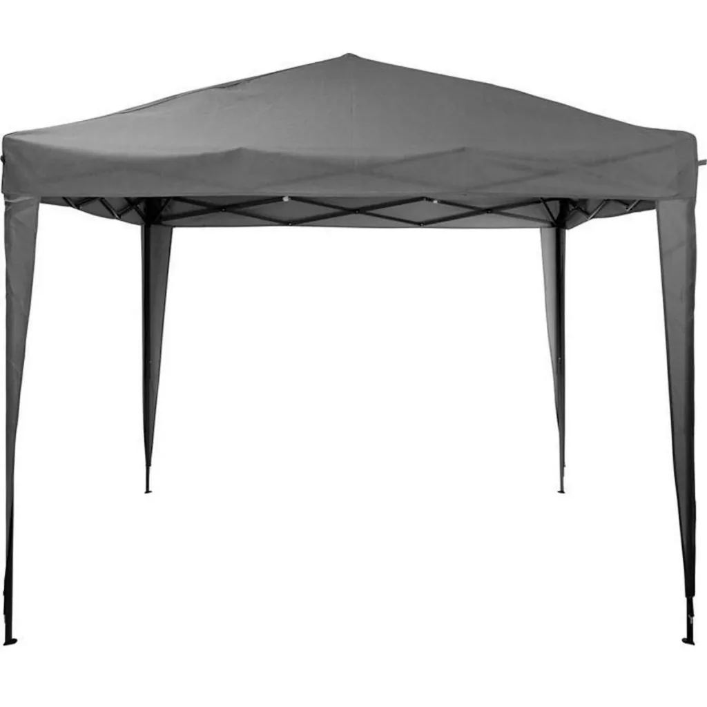 Pro Garten-Party-Zelt Easy Up 300 X 300 X 245 Polyester Anthrazit