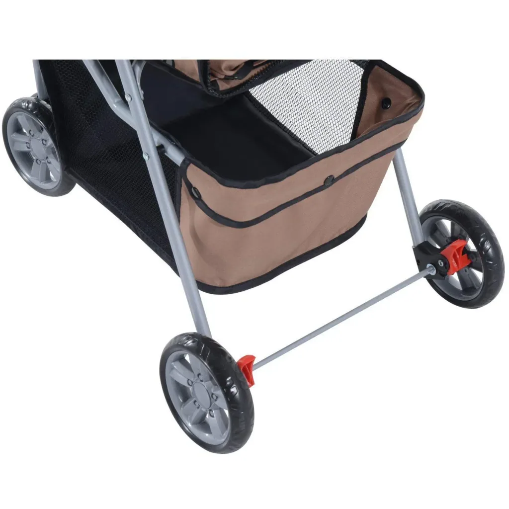Hundebuggy Hundewagen Kaffee