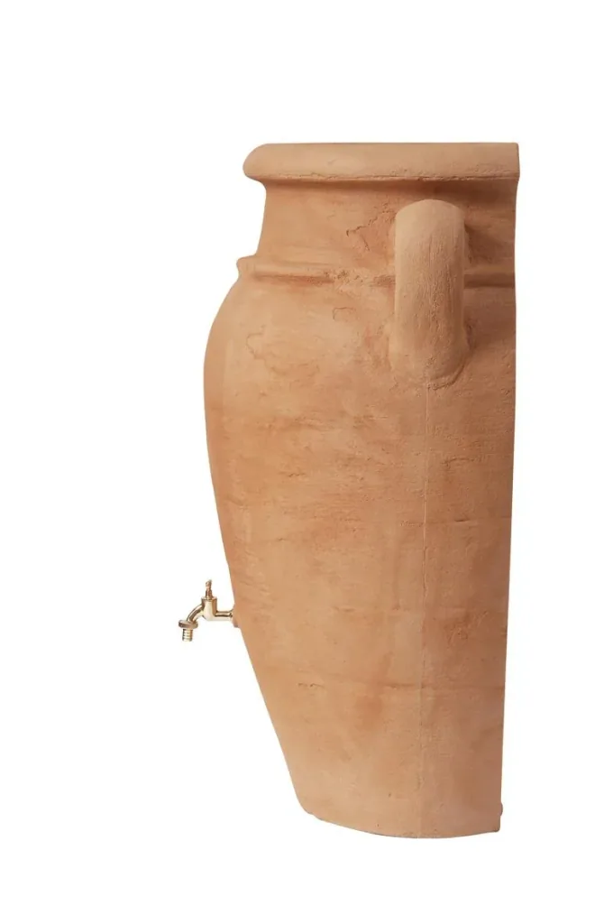 2 in 1 Regentonne "Antik Wand-Amphore" - 260 L, terrakotta