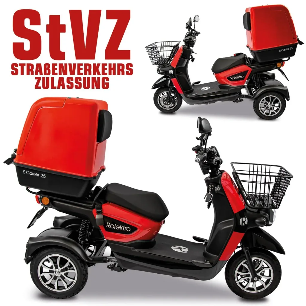 E-Carrier 25 V.3 - mit XXL-Heckkoffer