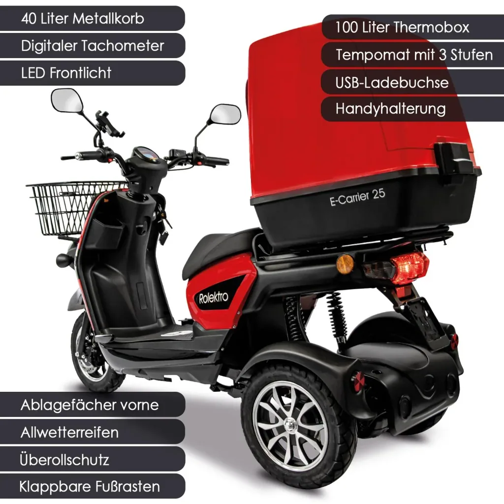 E-Carrier 25 V.3 - mit XXL-Heckkoffer