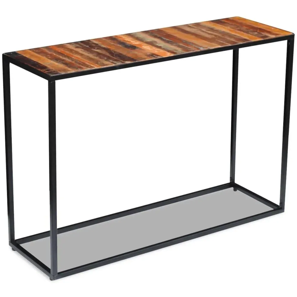 Wandtisch 110x35x76 cm aus massivem recyceltem Holz