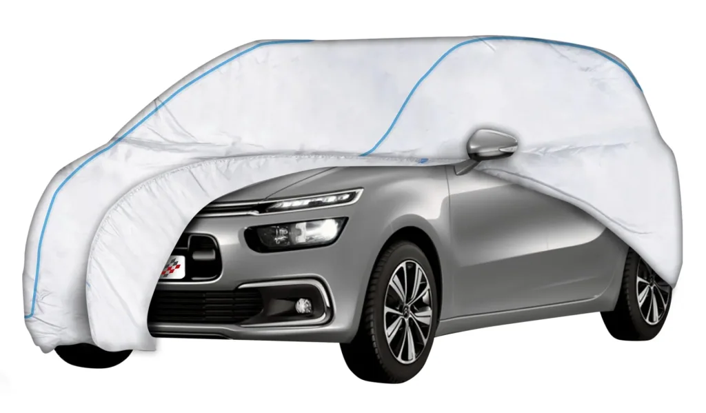 Autoabdeckplane Sun Reflect - Größe 8 - 415x172x170cm - 112g/m² - PES beschichtet