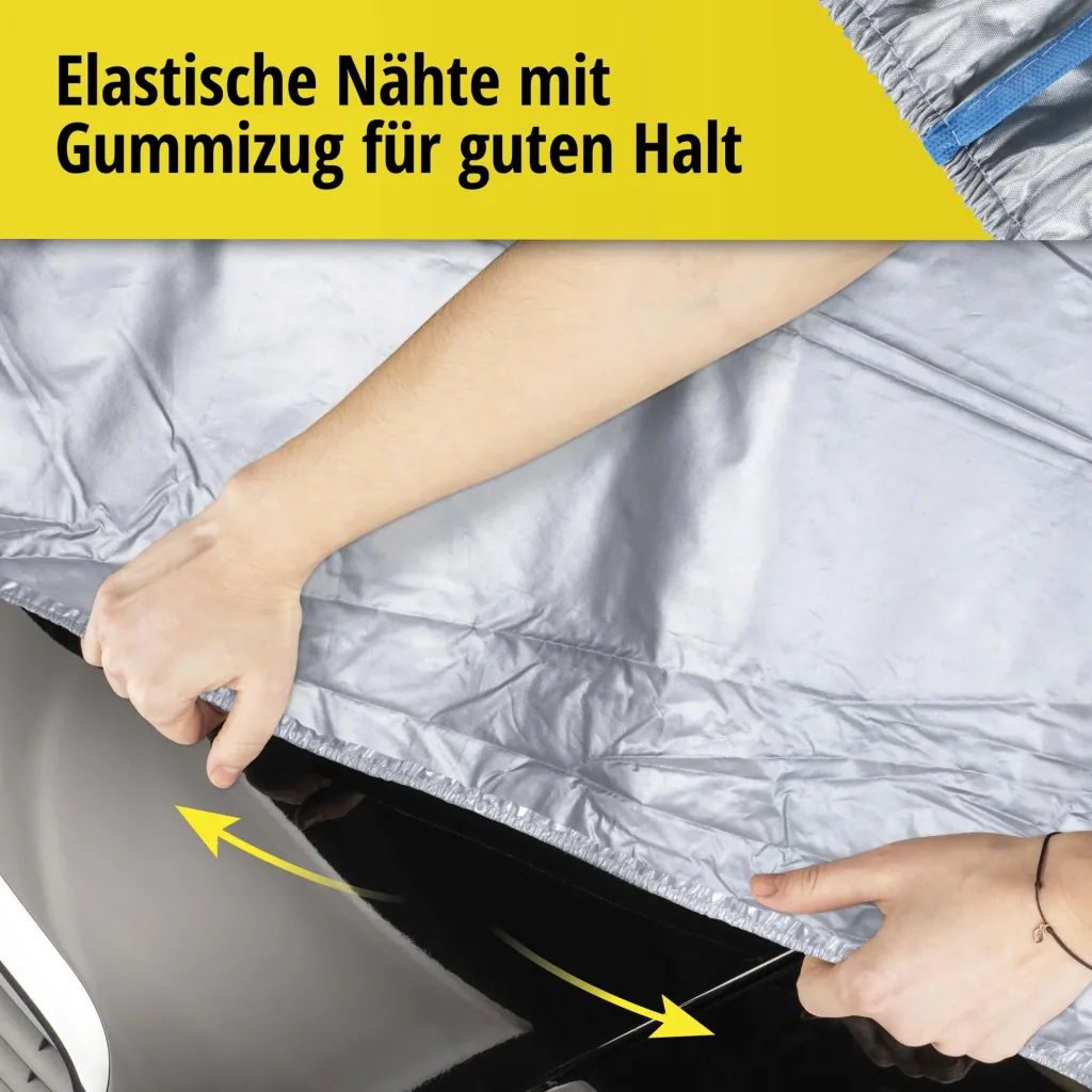 Autoabdeckplane Sun Reflect - Größe 8 - 415x172x170cm - 112g/m² - PES beschichtet