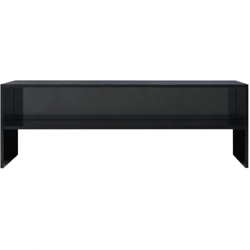 TV-Schrank 120x40x40 cm Spanplatte Hochglanz schwarz