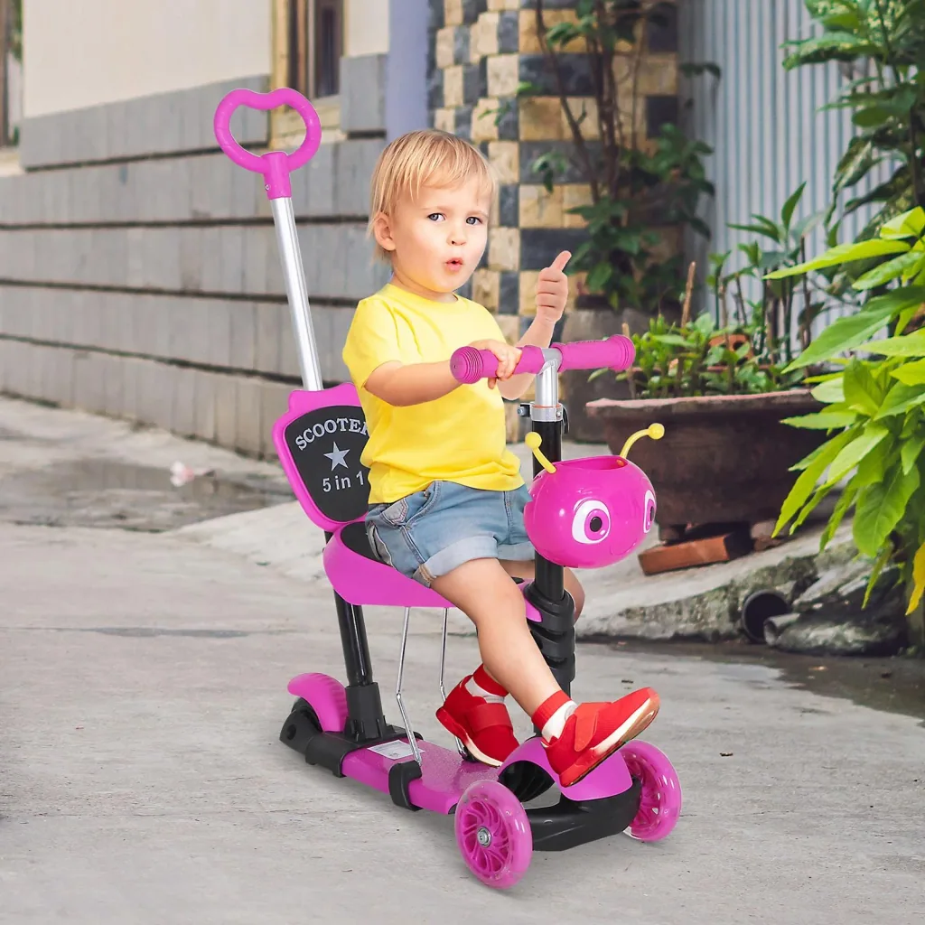 3-in-1 Kinderscooter höhenverstellbar
