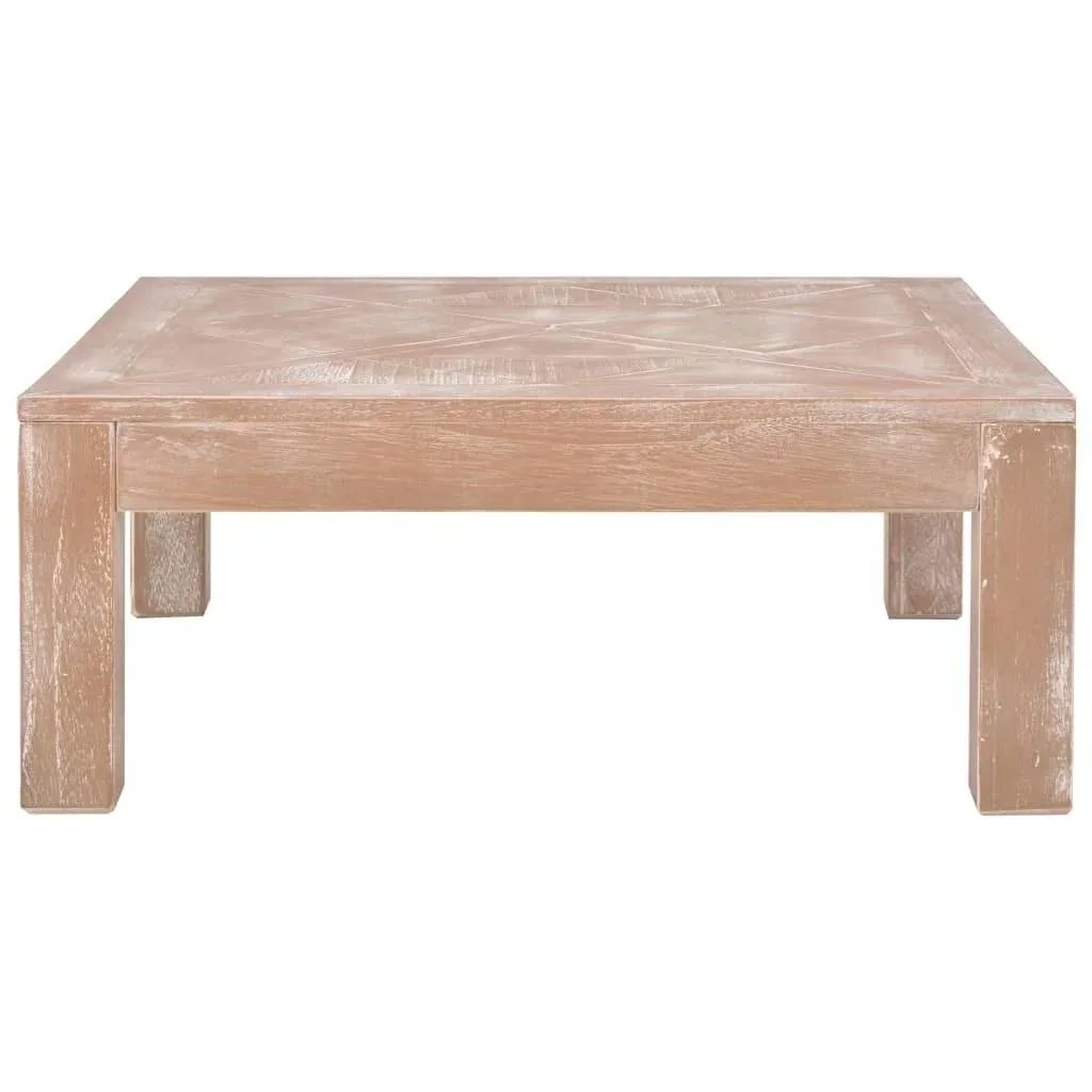 Couchtisch 70x70x28 cm Kiefer massiv