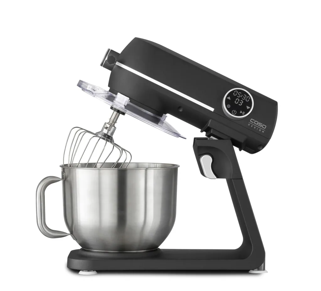 Küchenmaschine KM1800 Black E, Edelstahlschüssel 6 Liter