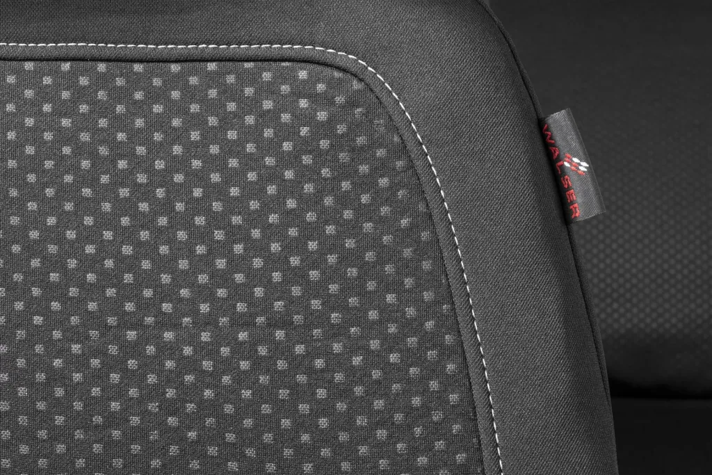 Autositzbezug Logan Premium , schwarz-silber , Komplettset 14-teilig