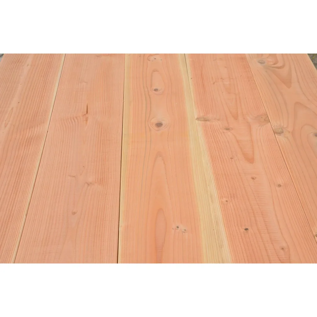 Lounge-Set aus robustem Douglas-Holz-Ecksofa 200/250 cm