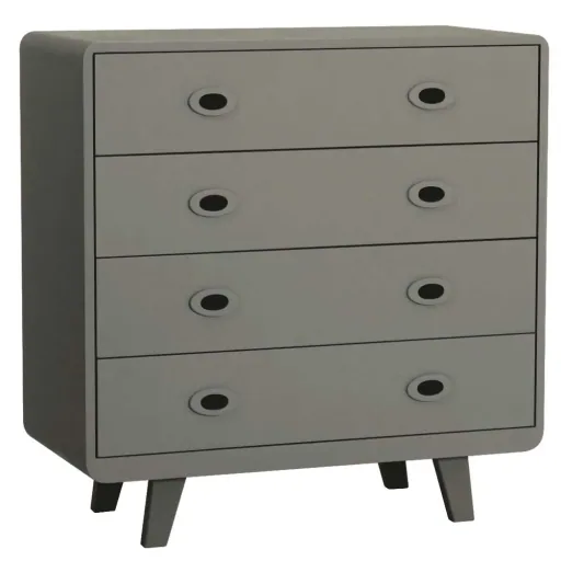 Laurette Kommode Toi & Moi, Farbe: hellgrau