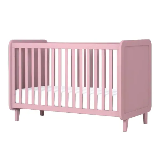 Laurette Babybett 70 x 140 cm Accroche Coeur, Farbe: grau