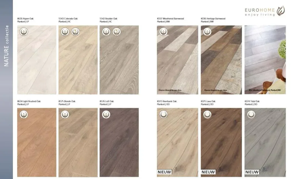 Nature Laminatboden Blonde Oak 8 mm 2,22 m²