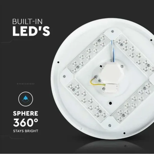 VT-8412-S LED-Deckenleuchte mit Sternabdeckung - 12W - 1200 Lumen