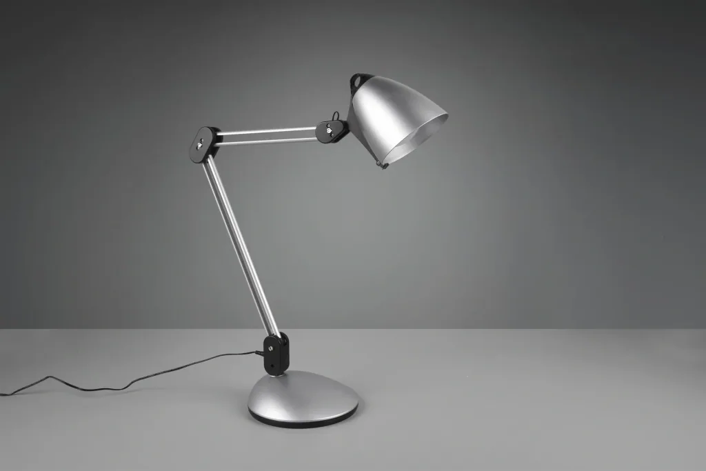 LED-Klemm-/Tisch-/Wandleuchte NADAL, 6,8W, 3000-5000K, 640 lm, Touch-Dimmer, Farbe titanfarbig/schwarz