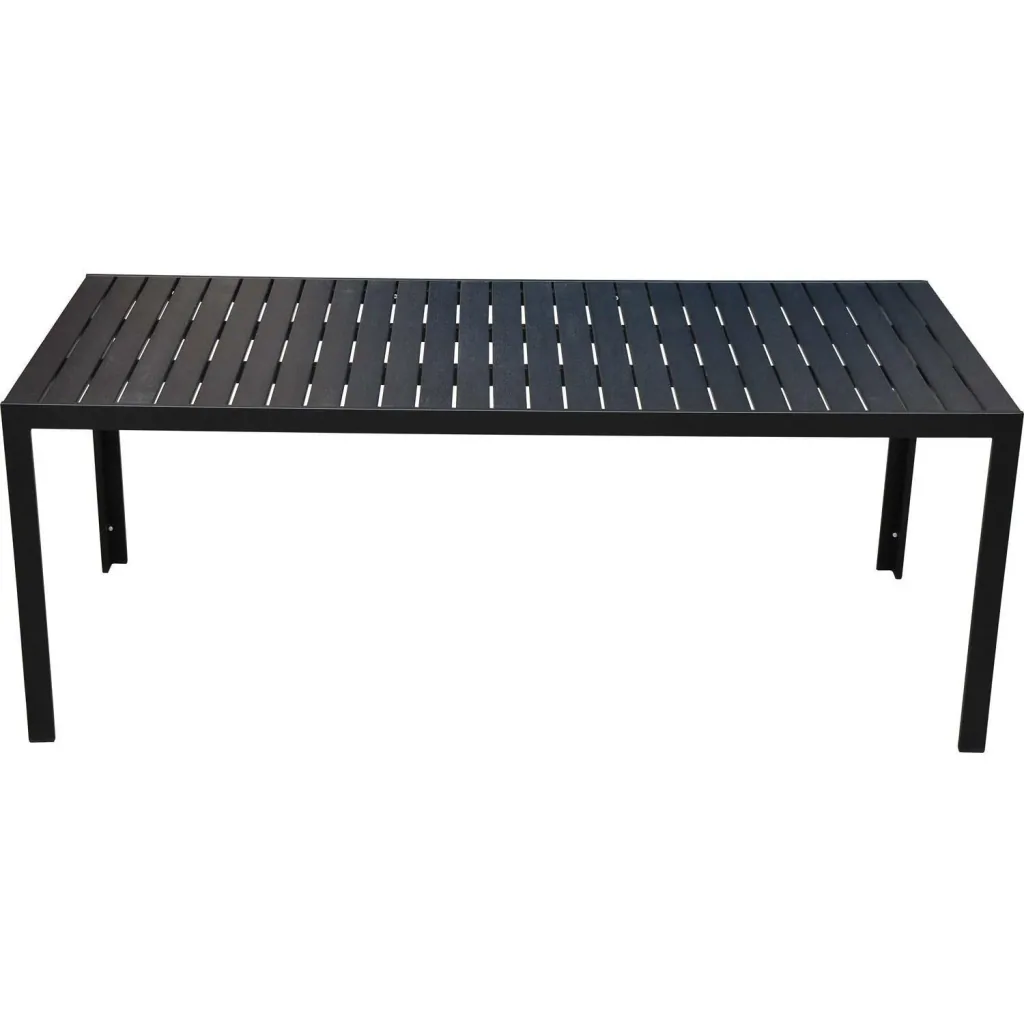 Gartentisch mit Aluminium-Rahmen