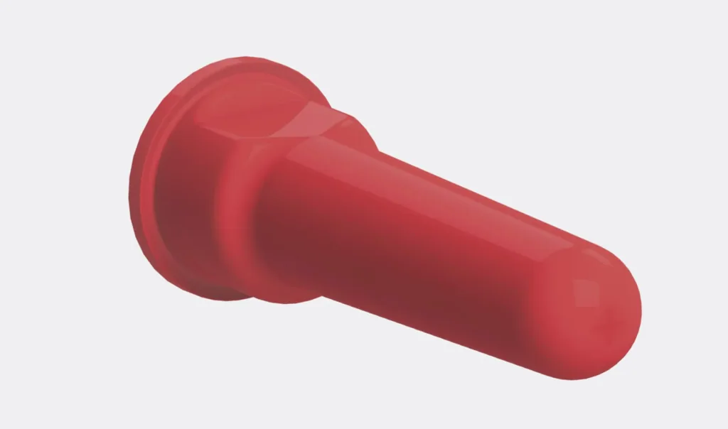 Supersauger für Tränkeeimer "FixClip", rot, 5er Pack