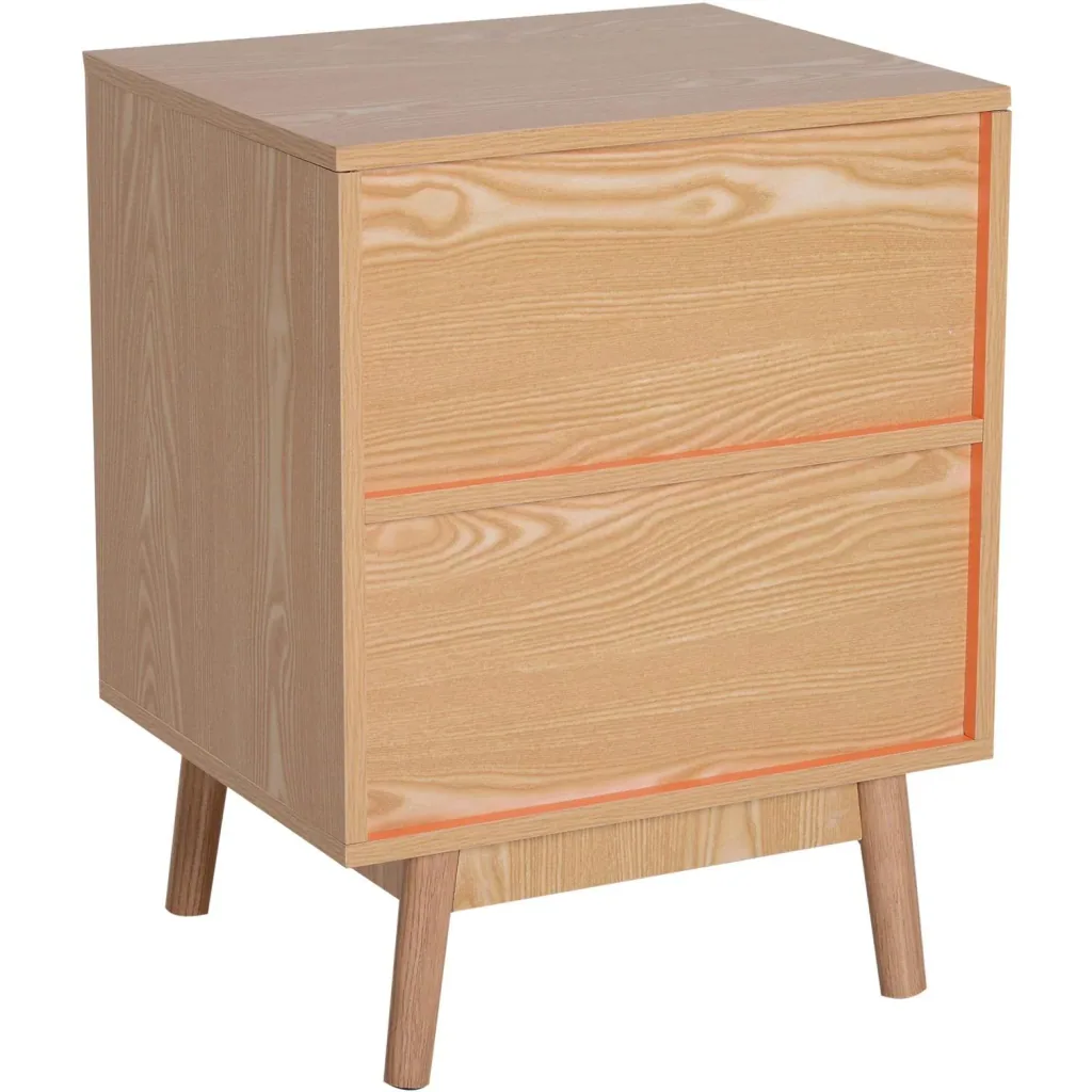 Nachttisch Nachtkommode Konsole Beistelltisch mit Schublade Holz 48 x 40 x 61,5 cm