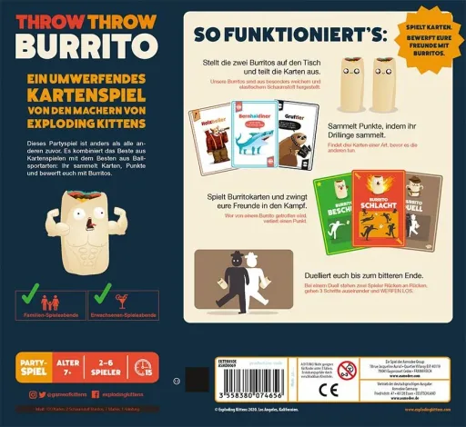 Gesellschaftsspiel Throw Throw Burrito