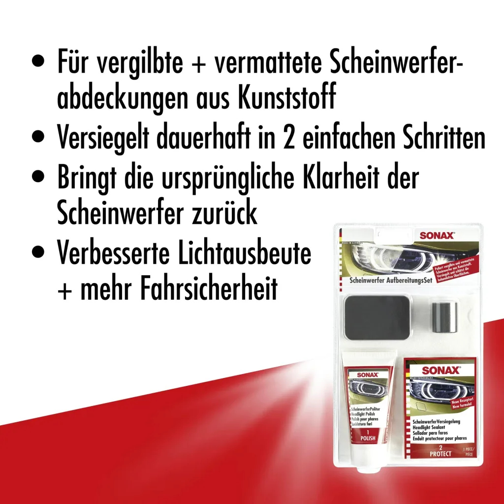 Scheinwerfer Aufbereitungs Set 85 ml