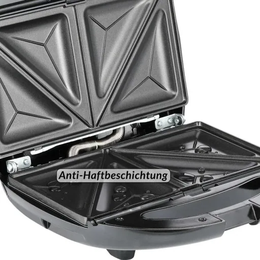 3in1 Sandwichmaker Schwarz 800W
