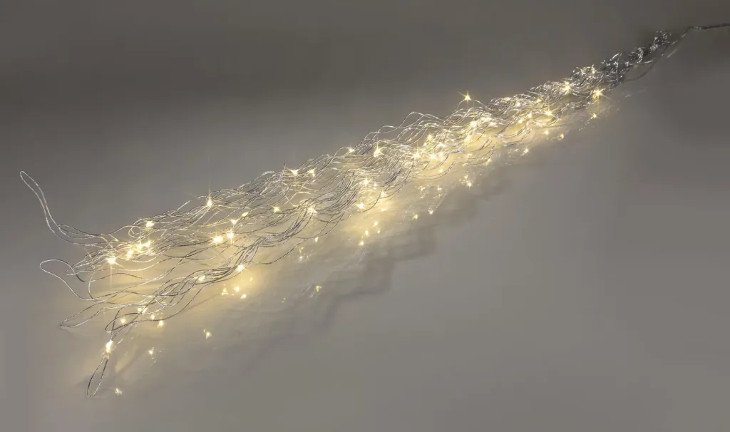 Silberdrahtgebinde, 100 cm