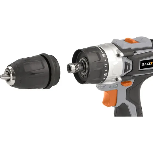 MAXXSERIES 12V LI-ION AKKU-BOHRMASCHINE ABNEHMBAR 10 MM BOHRKOPF + 1/4''''. HEX Inklusive 2x 1.5AH ACCU